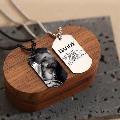 Collar personalizado para papá + Box de regalo de papá