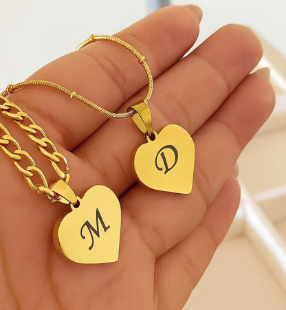 "Siempre en mi corazon" Collar Personalizado + Box de regalo