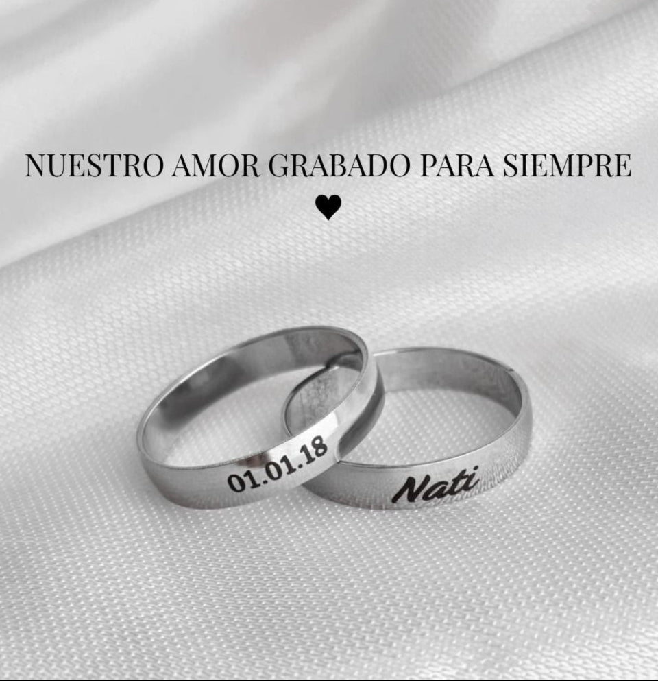 “Promesa Eterna” Anillo personalizado + box de regalo