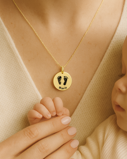 "Conexión Infinita" Collar circular personalizado + box de regalo