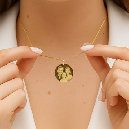 "Conexión Infinita" Collar circular personalizado + box de regalo